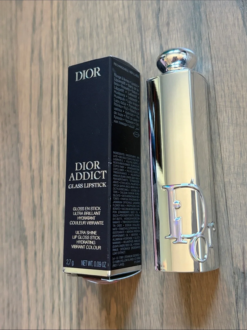 Dior Addict Lip Gloss Stick - 184 Gem Dior — Pale Pink